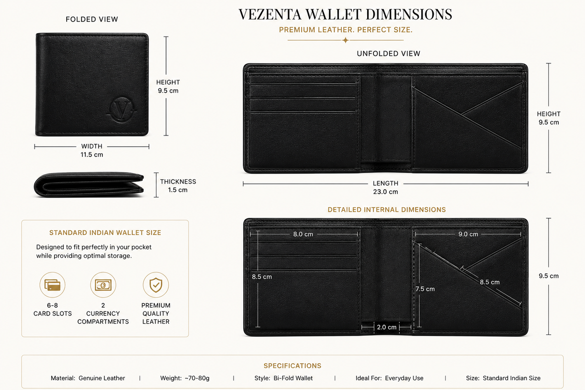 VEZENTA Wallet-Black