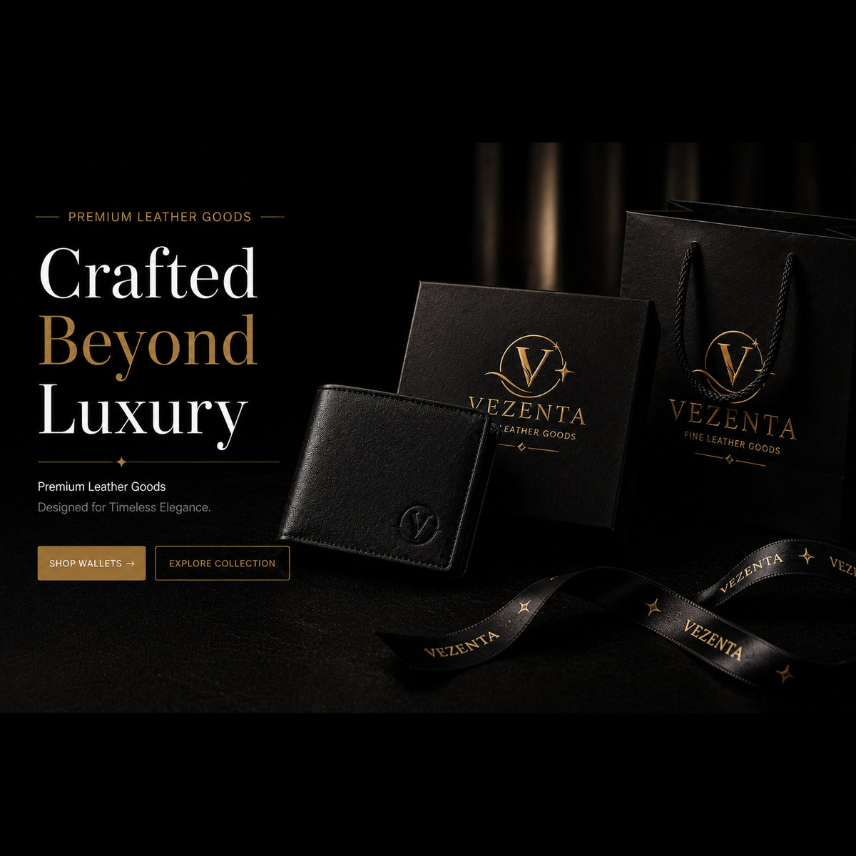 VEZENTA Wallet-Black